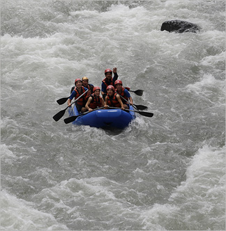 코타키나발루 키울루 래프팅 체험  